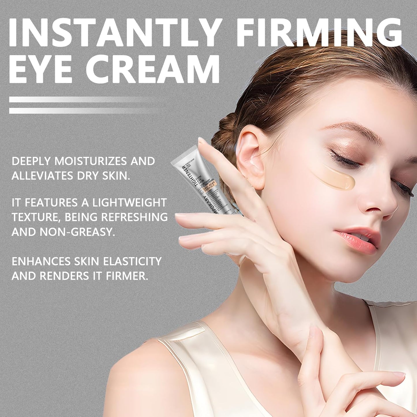 Instant Under-Eye Tightener Serum: Firms, Reduces Puffiness, Dark Circles, Fine Lines