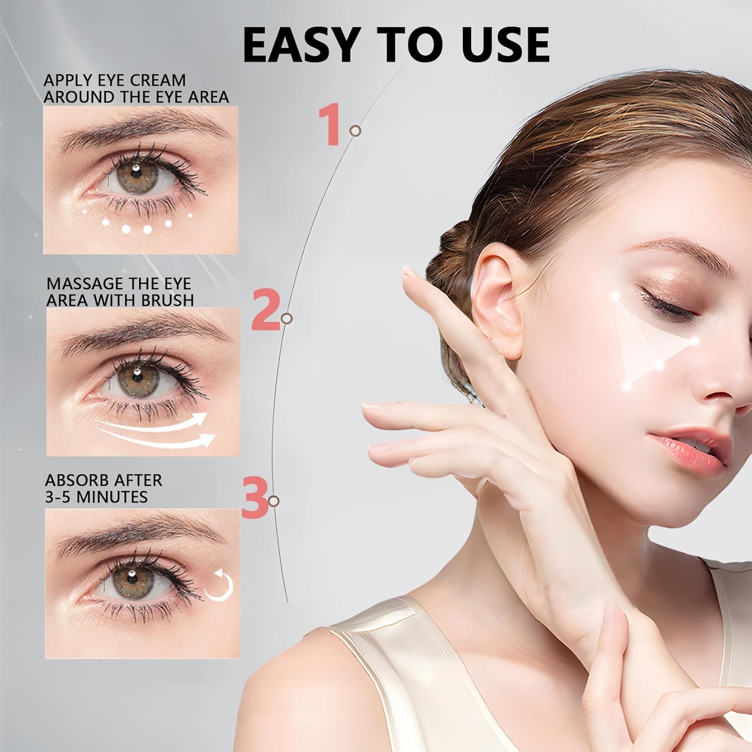 Instant Under-Eye Tightener Serum: Firms, Reduces Puffiness, Dark Circles, Fine Lines