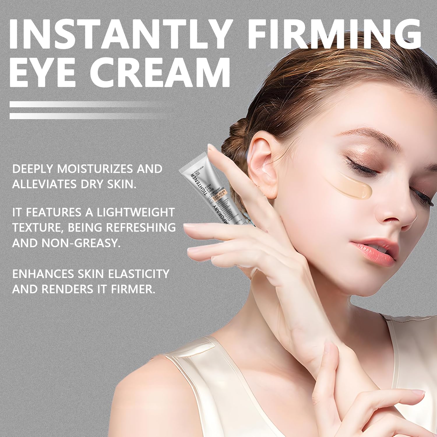 Instant Under-Eye Tightener Serum: Firms, Reduces Puffiness, Dark Circles, Fine Lines