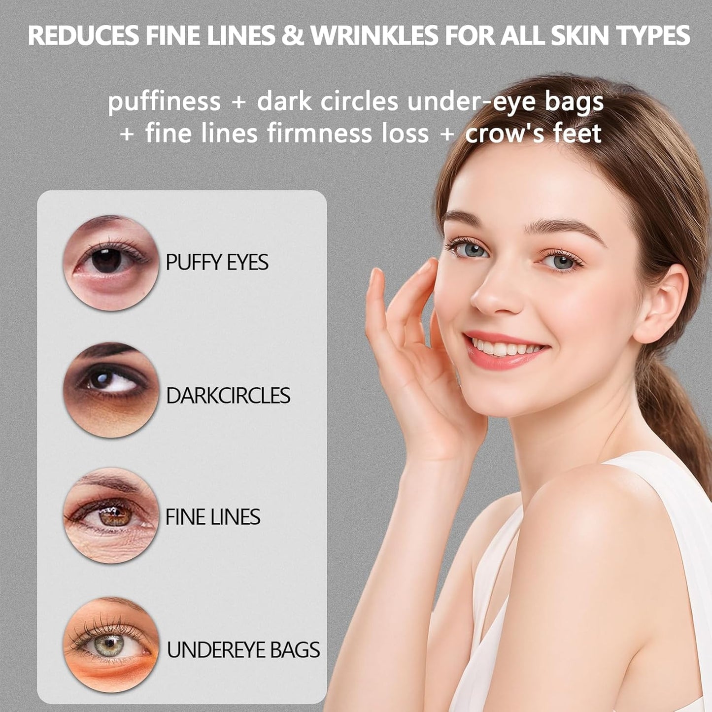 Instant Under-Eye Tightener Serum: Firms, Reduces Puffiness, Dark Circles, Fine Lines